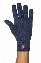 gefütterte Handschuhe blau
