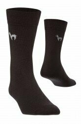 Alpaka  Buisness Socken schwarz