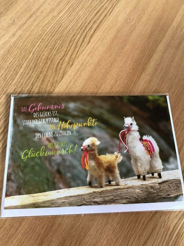 Glückwunschkarte