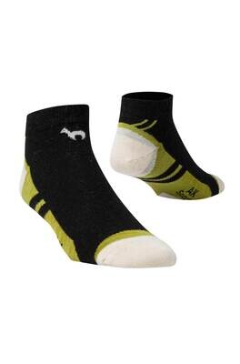 Premium Sneaker Sport Socken schwarz/grün