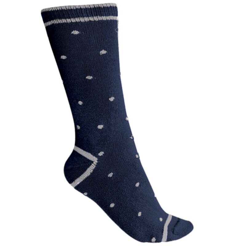 Alpakasocken Dots marine blau