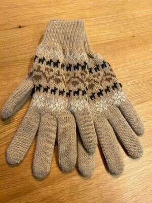 Handschuhe beige