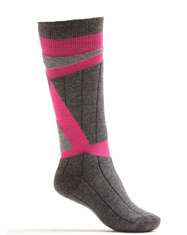 Skisocken Exklusiv pink 36-41