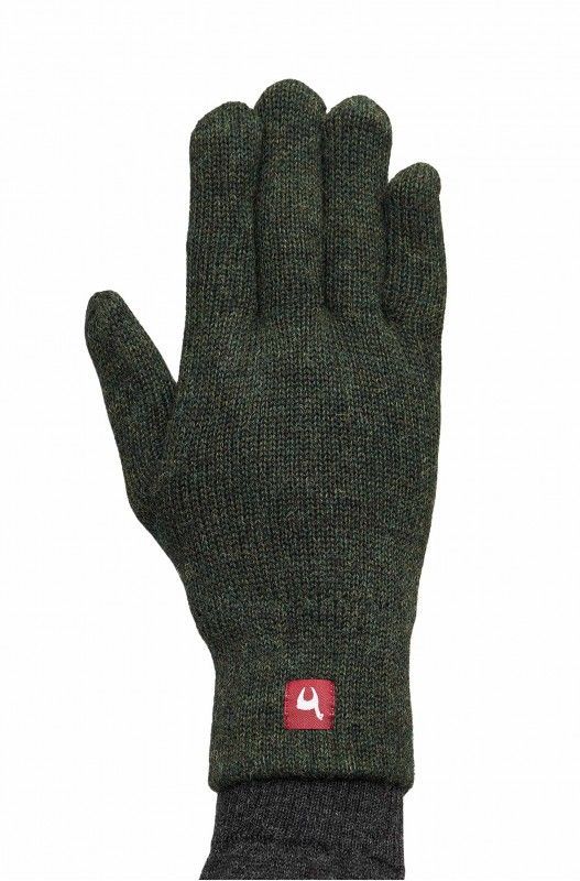 gefütterte Handschuhe grün