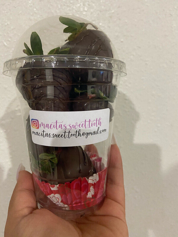 Chocolate Covered Strawberry Cup