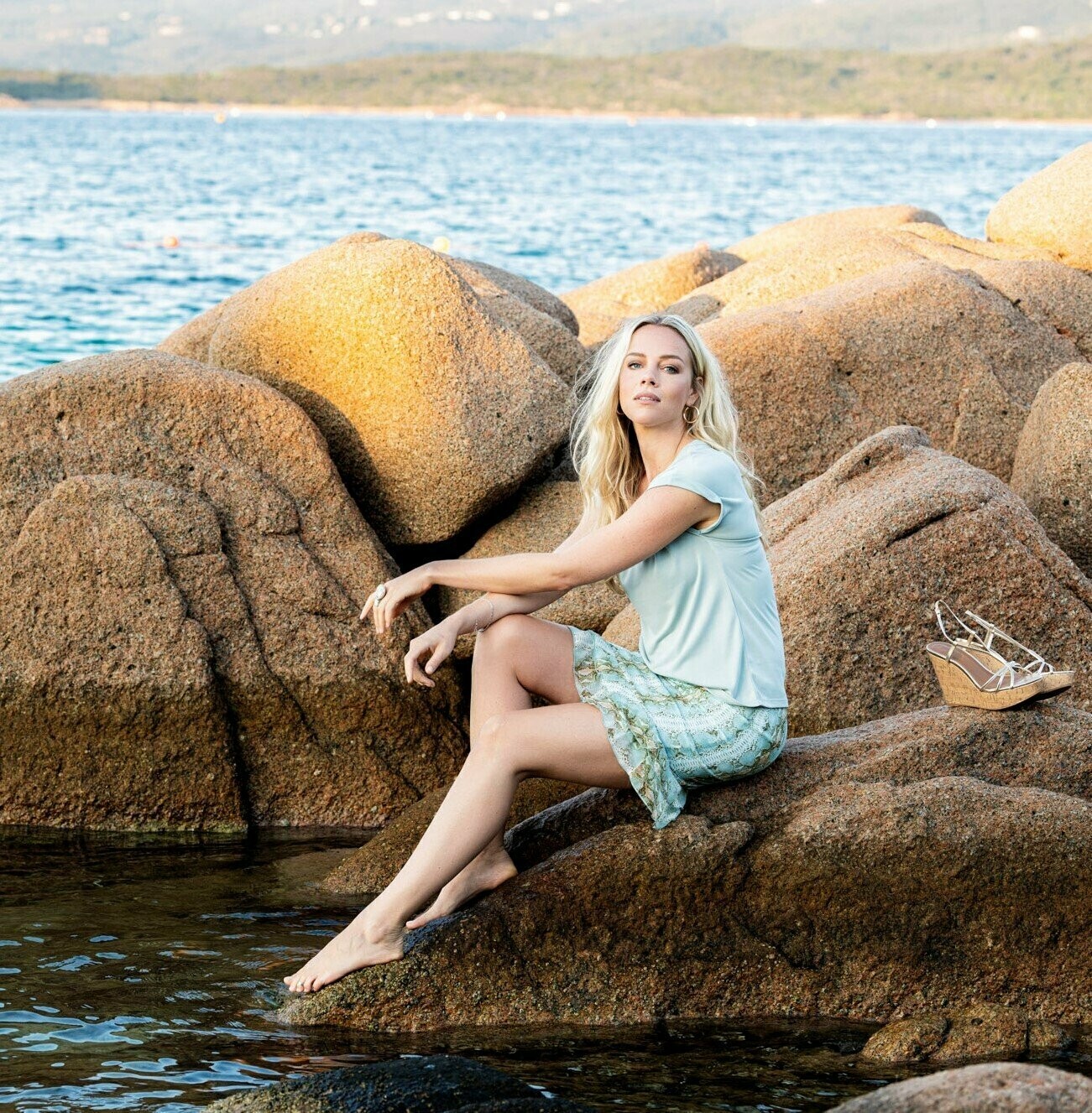zarter Rock mit  Snakeprint