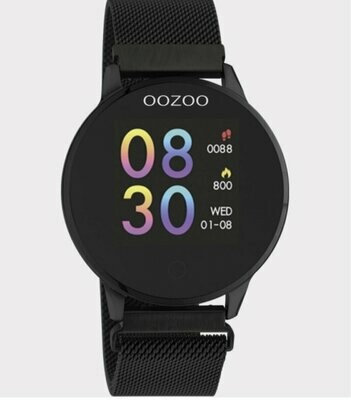 OOZOO Unisex Smartwatch mit Edelstahl Milanaiseband Q00119 OOZOO Unisex Smartwatch mit Edelstahl Milanaiseband Q00119