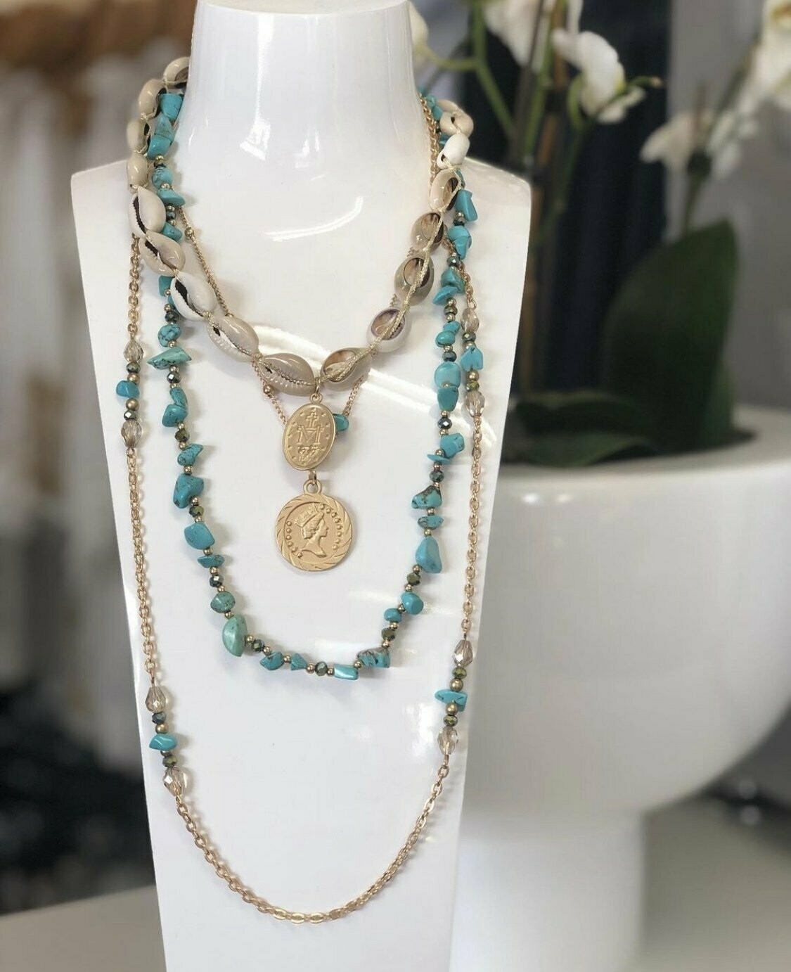 Kette im Boho-Style