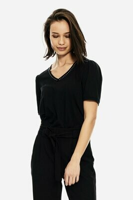 T-Shirt mit Nieten