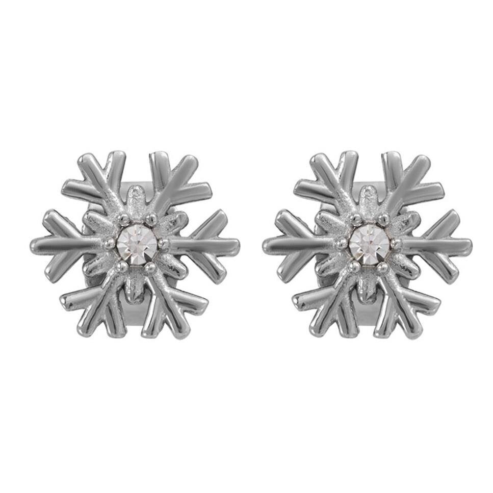 Ohrringe Snowflake silber