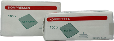 Mullkompressen 7,5x7,5cm