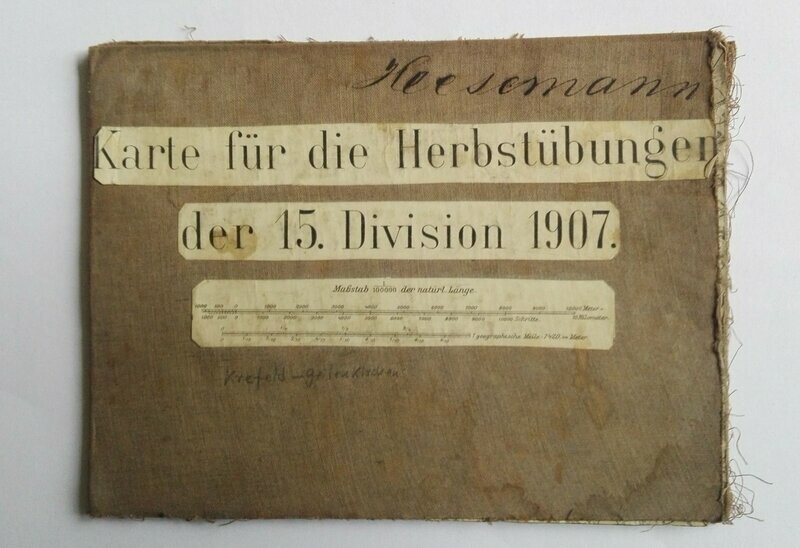 Alte Faltkarte aus dem Nachlass des“ Freiherr von Bibra“ Alte Faltkarte aus dem Nachlass des“ Freiherr von Bibra“