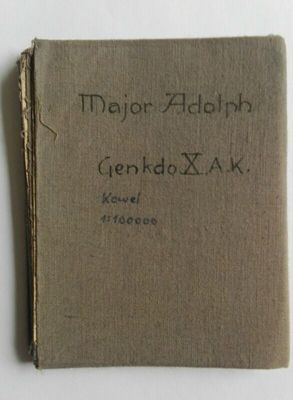 Alte Faltkarte aus dem Nachlass des“ Freiherr von Bibra“ Alte Faltkarte aus dem Nachlass des“ Freiherr von Bibra“