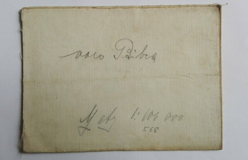 Alte Faltkarte aus dem Nachlass des“ Freiherr von Bibra“ Alte Faltkarte aus dem Nachlass des“ Freiherr von Bibra“