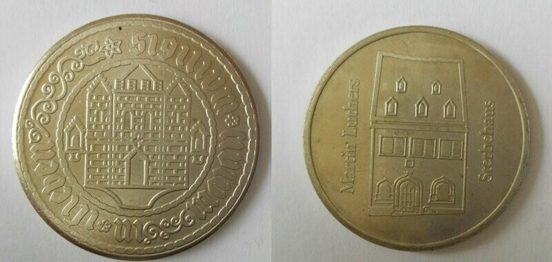 Deutschland Medaille ohne Jahr Martin Luthers Sterbehaus Deutschland Medaille ohne Jahr Martin Luthers Sterbehaus