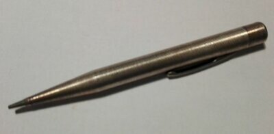 ArtDeko Bleistift Silber Drehbleistift 800 Silber Stempel auf Clip 1920 / 1930er 4-
