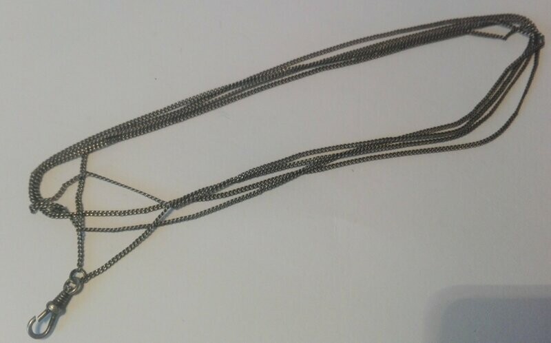 Uhrenkette 800 Silber länge 1,5m Uhrenkette 800 Silber länge 1,5m