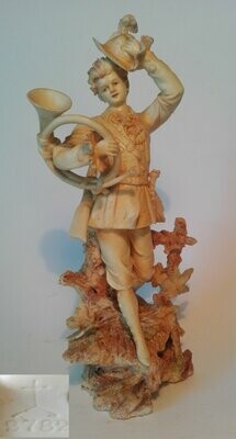 Mann Historismus Figuren aus Bisquit Porzellan
H:25cm
