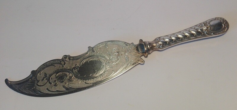 Ausgefallenes Tortenmesser /- Heber silbern Ausgefallenes Tortenmesser /- Heber silbern