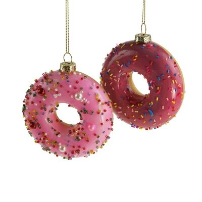 Glashänger Donut, 2 farbig