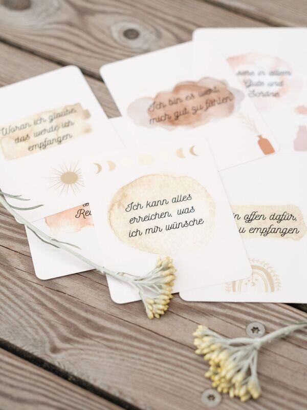 Affirmationskarten: „Lebenswandel“