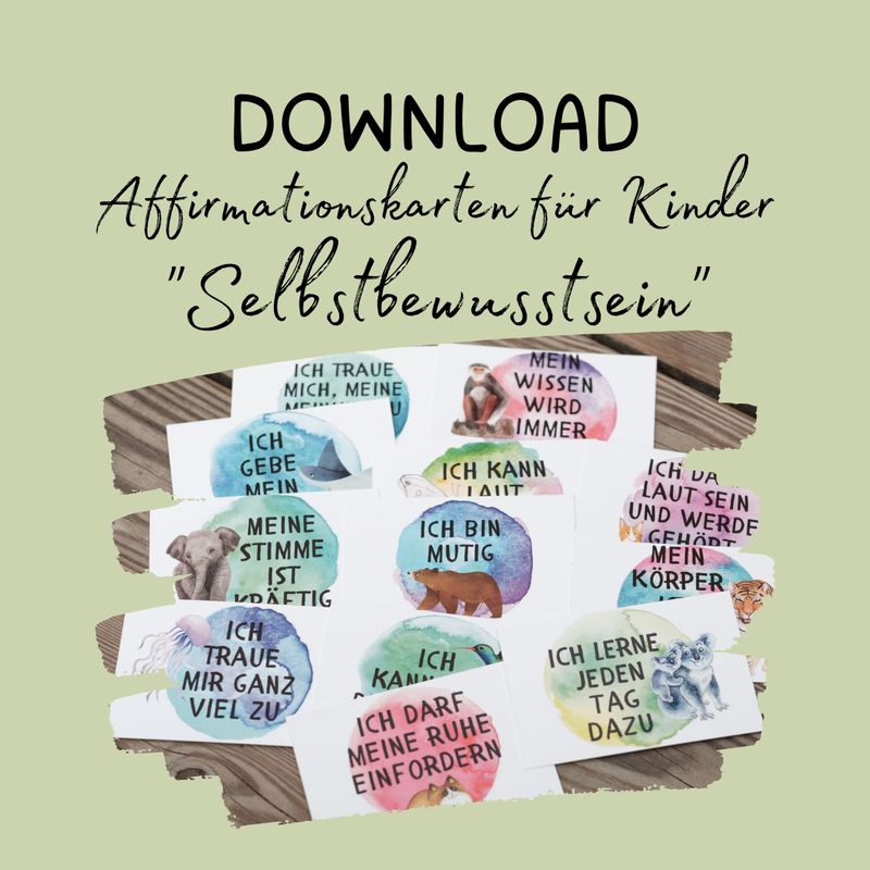 Affirmationen: "Selbstbewusstsein", DOWNLOAD