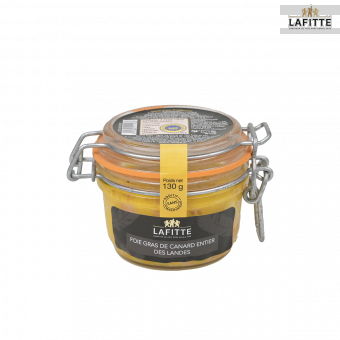 Foie gras entier de canard des Landes - Maison Lafitte - 130 grs