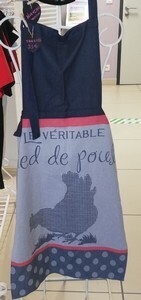 Tablier  &quot;Le véritable pied de poule&quot;