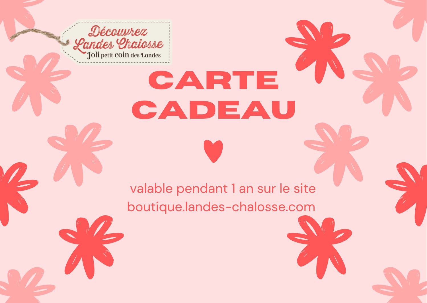 Carte cadeau numérique  Landes Chalosse