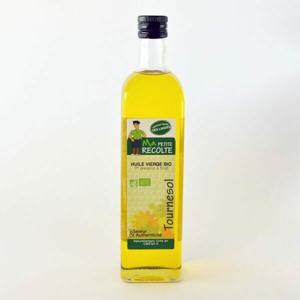 Huile de tournesol - Oléandes (gamme bio) - 75 cl