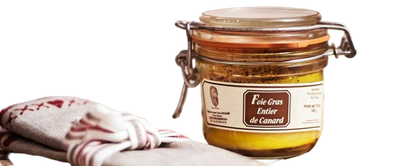 Foie gras de canard entier - 140 grs - Ferme Moulié