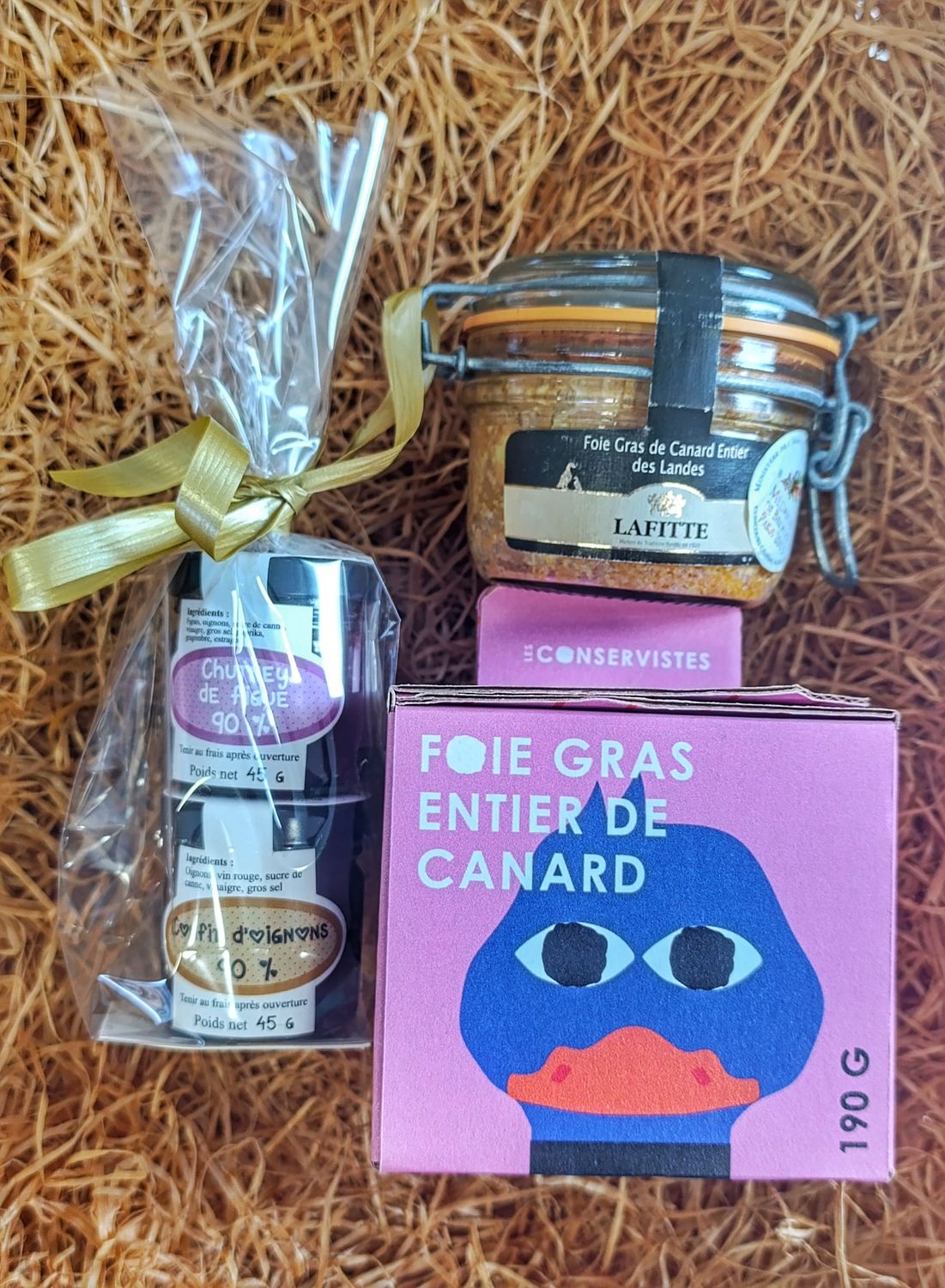 Offre un foie gras +  un lot de 2 chutneys à 1 €