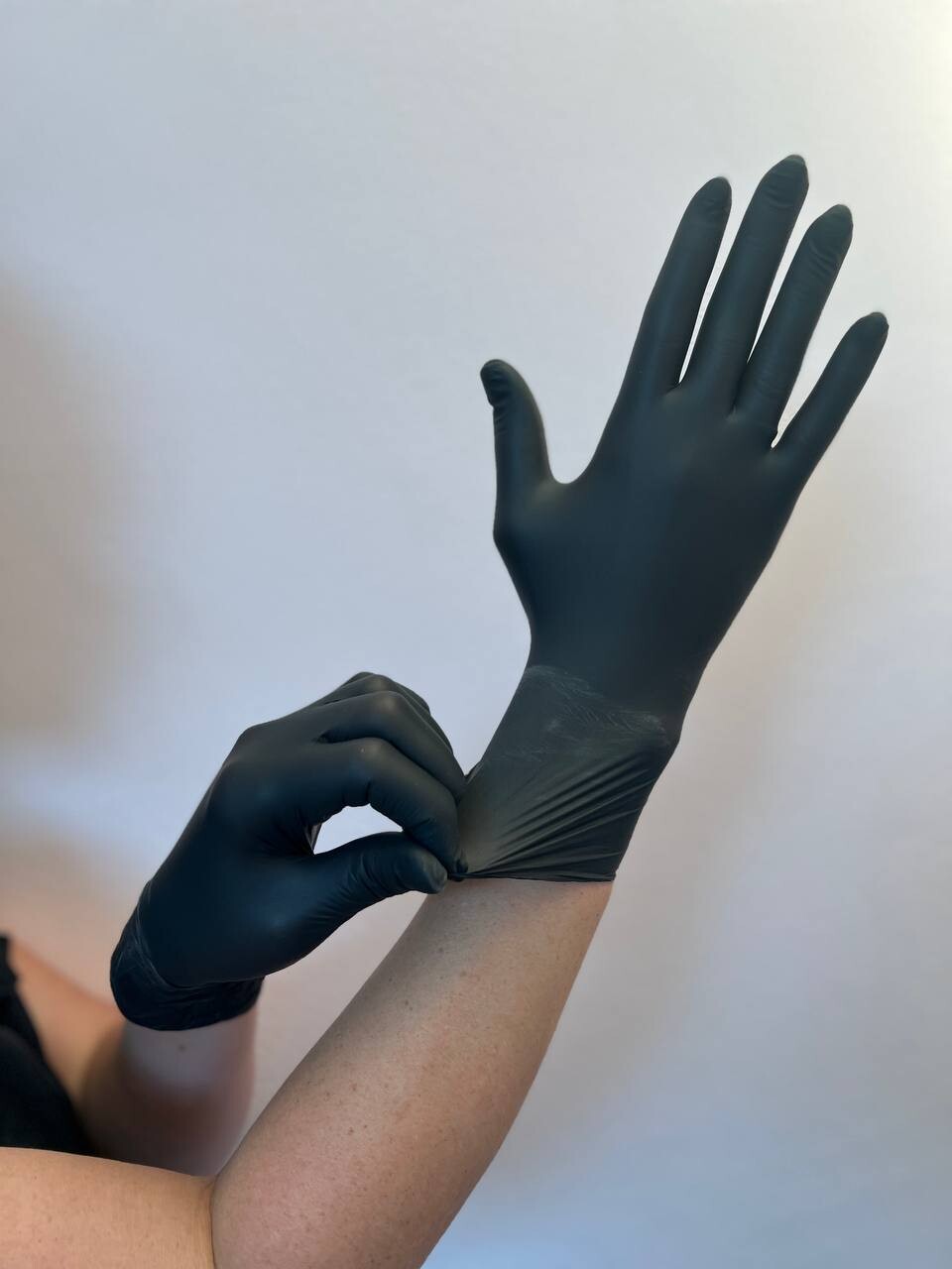 Nitril Handschuhe, XS, schwarz