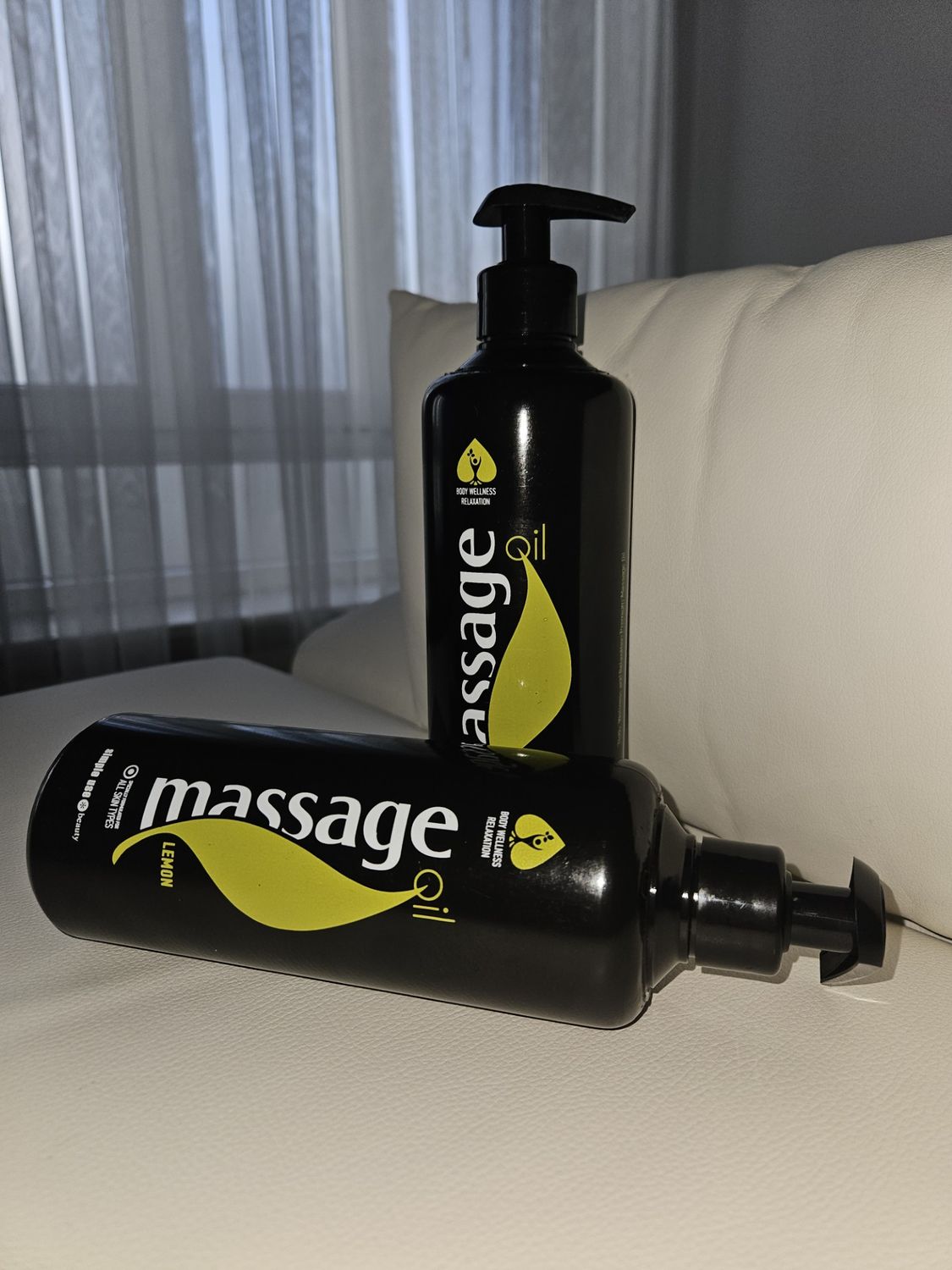 Massage Öl, Zitrone, 0,5 litre