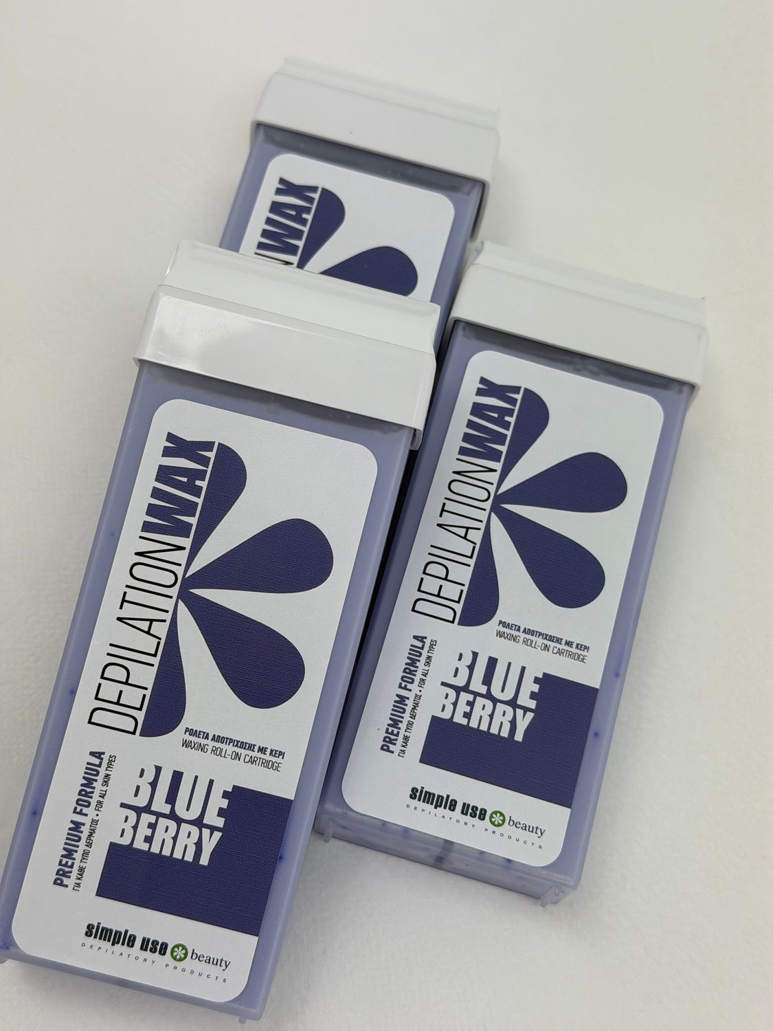 Wachspatronen Blaubeere, 24er Box