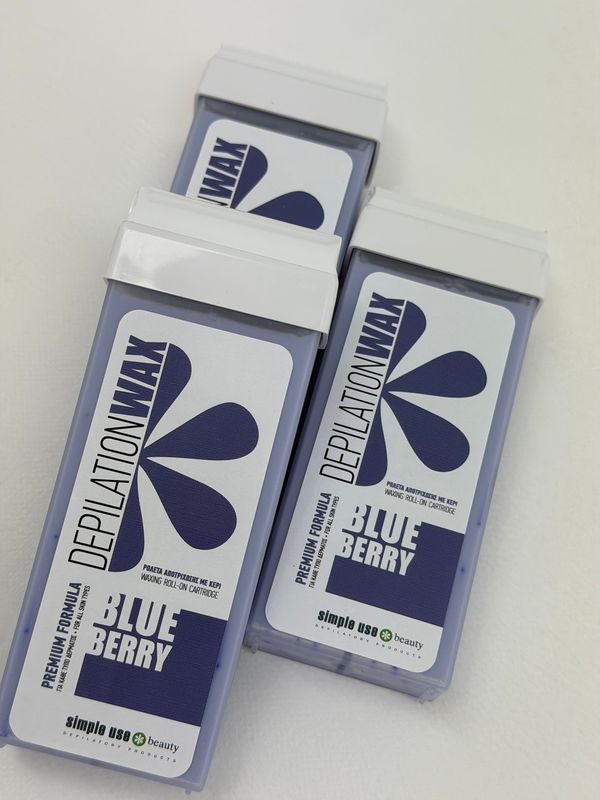 Wachspatronen Blaubeere, 24er Box