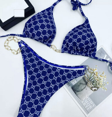 Gina blue bikini set