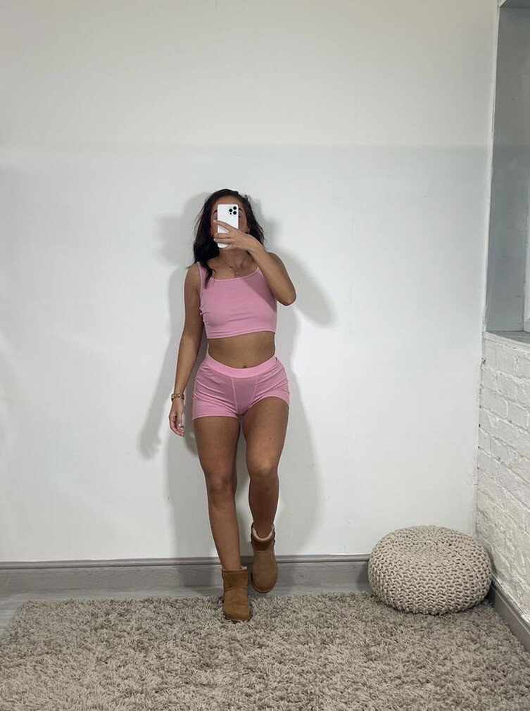 Pink skim co ord