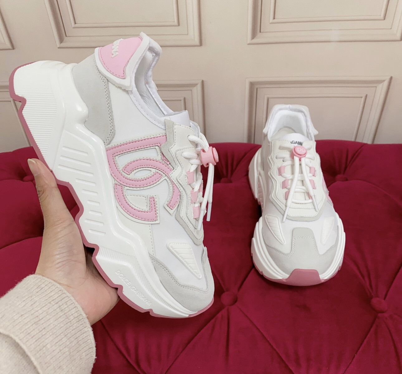 Dolly pink trainers