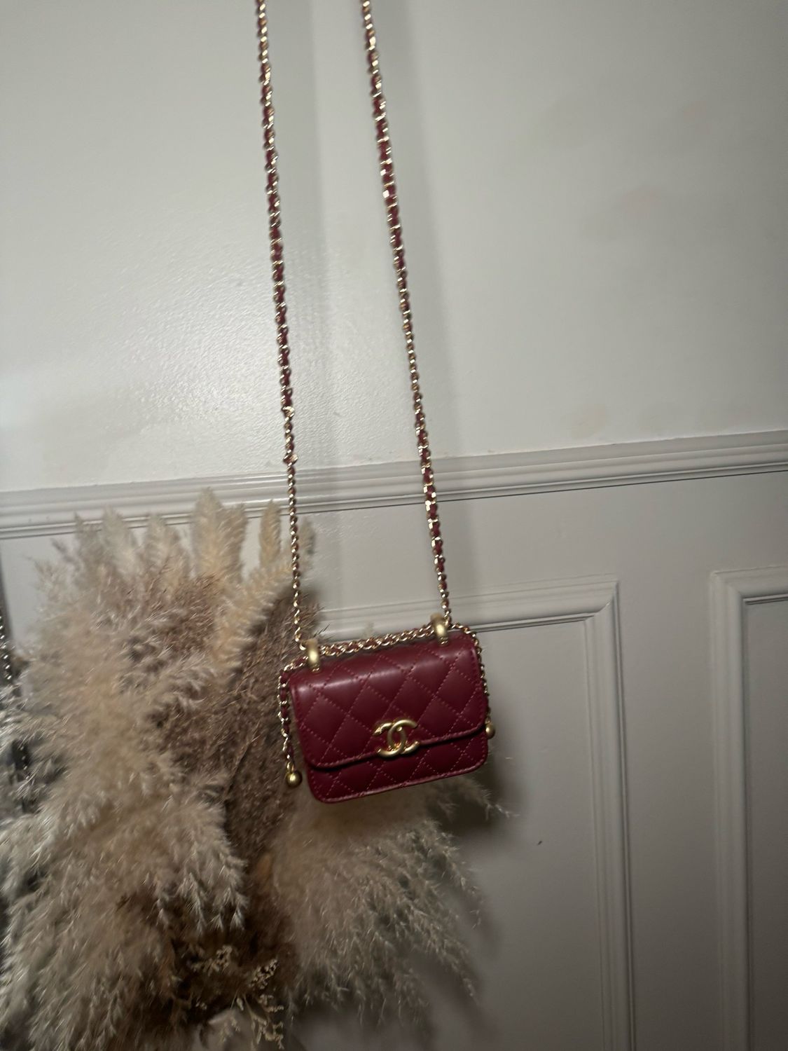Coco burgundy bag