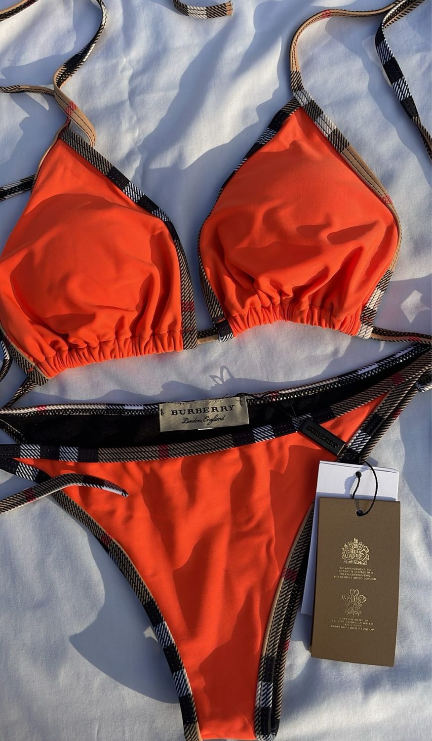 Bella tartan bikini set
