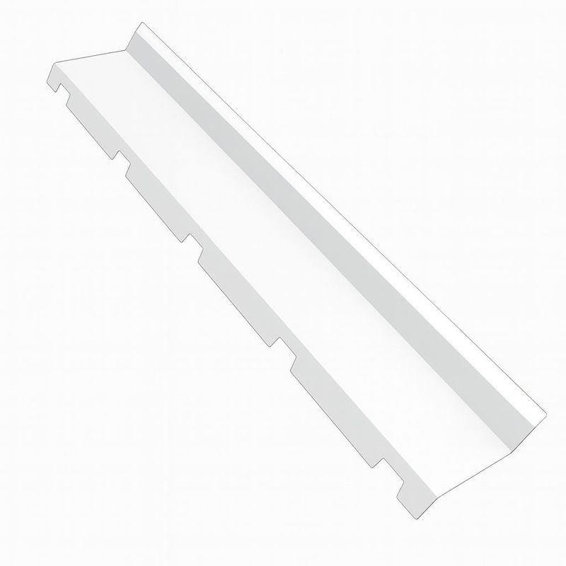 Remate Trasero  tapajuntas blanco.