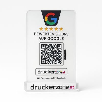 🏆 Acrylglas-Aufsteller „Google-Bewertung“