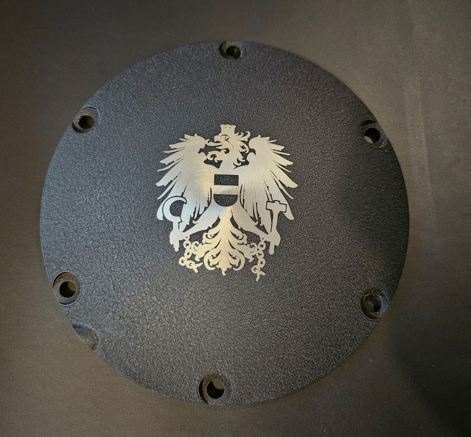 Kupplungsdeckel Derby Cover graviert Harley Davidson sportster