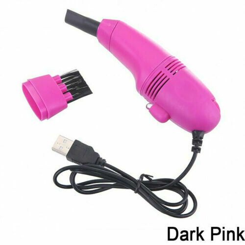 USB Vacuum Cleaner Designed For Cleaning Computer Keyboard Phone Use Arrival DARK PINK