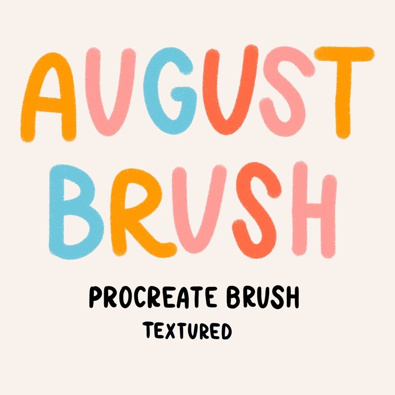 August procreate brush
