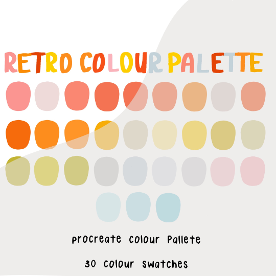 Retro Colour Palette