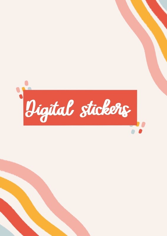 Digital planner stickers for goodnotes