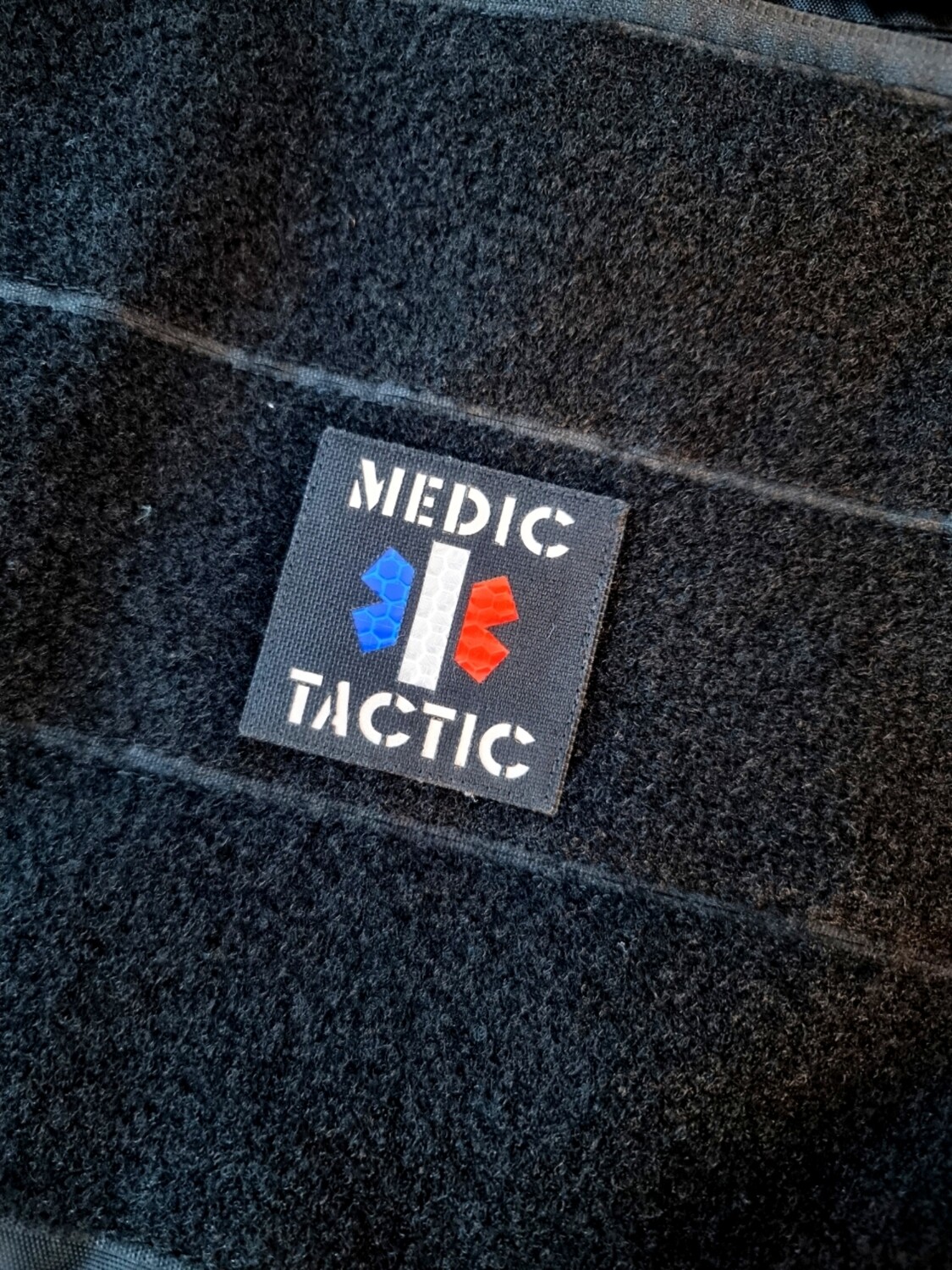 Patch MEDICTACTIC 5 X 5 CM, Couleurs: Noir France