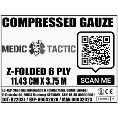 Compressed Gauze Z-FOLDED Medictactic